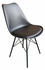 Jedálenská stolička Tamora - čierna