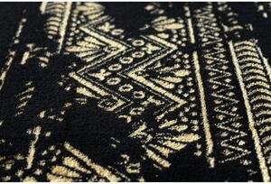 Kusový koberec Edina čierny 80x150cm