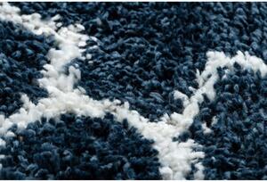 Kusový koberec Shaggy Leones modrý 160x220cm