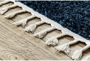Kusový koberec Shaggy Leones modrý 120x170cm
