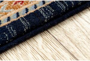 Vlnený kusový koberec Kars modrý 120x145cm