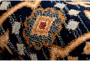 Vlnený kusový koberec Kars modrý 80x145cm