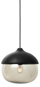 Mater - Terho Závěsná Lampa Large Black/Smoked Transparent Sklo - Lampemesteren