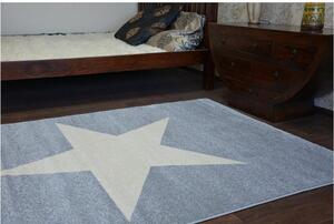 Kusový koberec Hviezda šedý 140x190cm