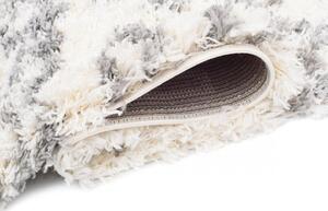 Kusový koberec shaggy Alsea krémový 2 atyp 70x200cm