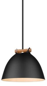 Halo Design - Århus Závěsná Lampa Ø18 Black/Wood - Lampemesteren
