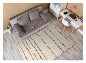 Kusový koberec shaggy Kylar krémový 80x150cm