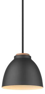 Halo Design - Nivå Závěsná Lampa Ø14 Black/Wood - Lampemesteren