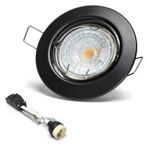 Aigostar - Sada 3x LED podhľadových svietidiel 1xGU10/4,5W/230V 3000K čierne