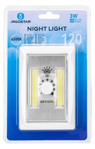 Aigostar - LED Prenosné nočné svietidlo LED/3xAAA 6500K