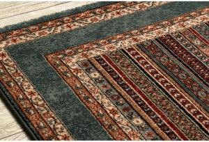 Vlnený kusový koberec Gediz zelený 67x130cm