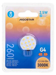 LED žiarovka G4/2,5W/12V 3000K - Aigostar