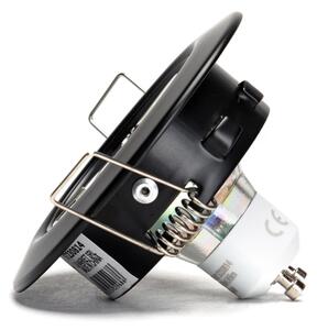 Aigostar - Sada 3x LED podhľadových svietidiel 1xGU10/4,5W/230V 3000K čierne