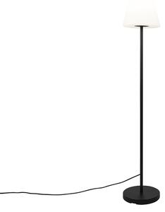Inteligentná moderná vonkajšia stojaca lampa čierneho odtieňa bielej farby vrátane Wifi A60 - Virginia