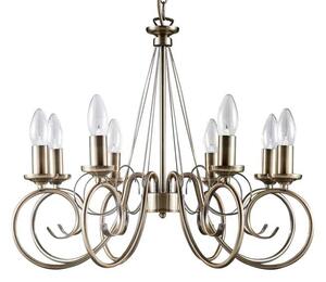 Lindby - Marnia 8 Luster Antique Brass Lindby - Lampemesteren