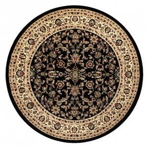Kusový koberec Royal čierny kruh 120cm