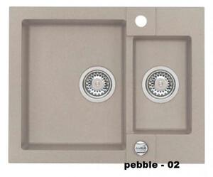Granitový drez ROCK 80 Farba: Pebble