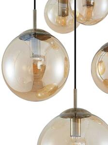 Lindby - Teeja 5 Cluster Závěsná Lampa Amber - Lampemesteren