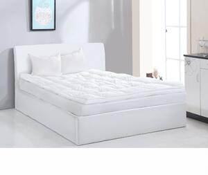 Manželská posteľ 160 cm Kralla (biela) (s roštom). Vlastná spoľahlivá doprava až k Vám domov. 1016017