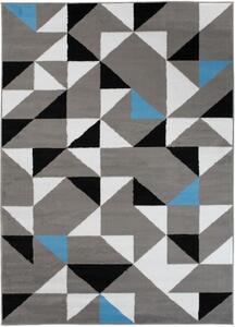 Kusový koberec PP Lester sivomodrý 130x190cm