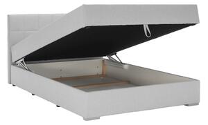 Manželská posteľ Boxspring 140 cm Ferrati (sivohnedá). Vlastná spoľahlivá doprava až k Vám domov. 1016097
