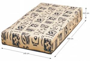 Pružinový matrac Vitro 200x140 cm. Ľahký, kvalitný, pružný a priedušný matrac s bonellovými pružinami. 751827