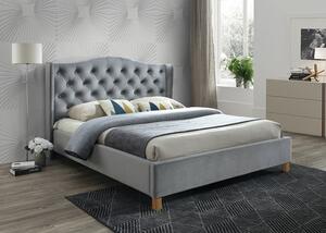 Manželská posteľ ASPEN Velvet | 180 x 200 cm - spálňový nábytok: Zelená / Bluvel 78