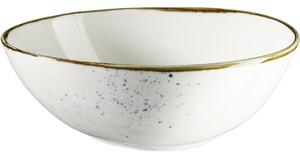 Mäser Oválna miska Pintar White modré bodky 22 x 19 cm, L