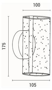 LED Nástenné svietidlo LED/8W/230V 3000K
