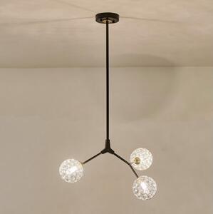 Luster na tyči 3xG9/15W/230V šedá