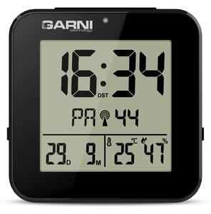GARNI technology Digitálny budík s meraním vnútornej teploty a vlhkosti GARNI 138B