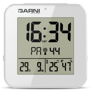 GARNI technology Digitálny budík s meraním vnútornej teploty a vlhkosti GARNI 138W