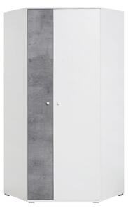 Meblar Šatníková skriňa SIGMA SI2 L/P Farba: biela/beton