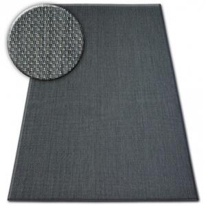 Kusový koberec Flat čierny 80x150cm