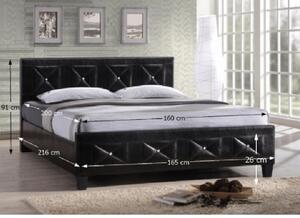 Manželská posteľ 160 cm Orona (s roštom). Vlastná spoľahlivá doprava až k Vám domov. 752542
