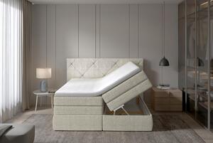 LUNGO boxspring posteľ s úložným priestorom