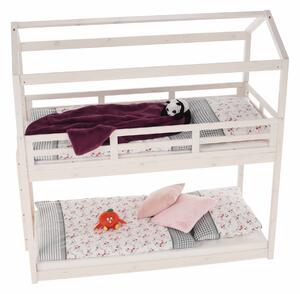 Detská poschodová posteľ 90 cm Zerlo (s roštami). Vlastná spoľahlivá doprava až k Vám domov. 1016325