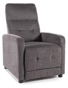 Polohovacie elegantné kreslo, tmavo sivá 18 (n308663)