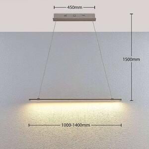 Lucande - Tymon LED Závěsná Lampa Nickel Lucande - Lampemesteren