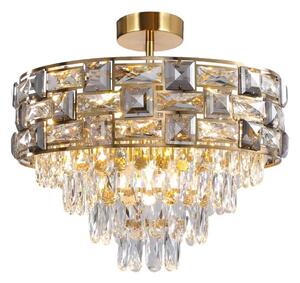 Luster na tyči LUXURIA 9xE14/40W/230V zlatá