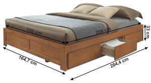 Manželská posteľ 160 cm Sirina . Vlastná spoľahlivá doprava až k Vám domov. 1016384