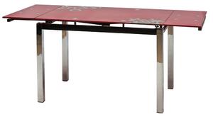 Jedálenský stôl Alamak (červená) (pre 4 až 6 osôb). Vlastná spoľahlivá doprava až k Vám domov. 760185