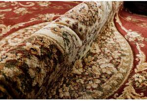 *Kusový koberec klasický vzor 3 hnedý ovál 60x100cm