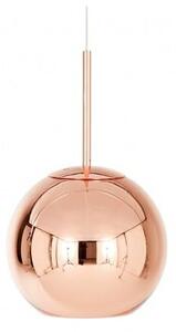 Tom Dixon - Copper Round LED Závěsná Lampa Ø25 - Lampemesteren