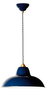 Anglepoise - Original 1227 Midi Wide Závěsná Lampa Brass Ink Blue - Lampemesteren