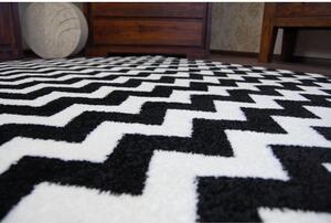 Kusový koberec Nero čiernobiely 240x330cm