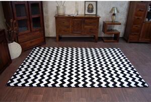 Kusový koberec Nero čiernobiely 160x220cm