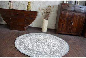 Kusový koberec Ornament sivý kruh 120cm