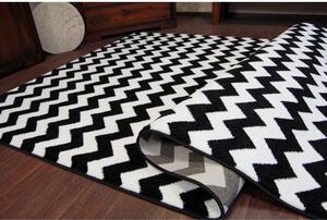 Kusový koberec Nero čiernobiely 80x150cm