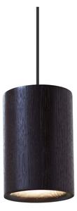 Terence Woodgate - Solid Závěsná Lampa Cylinder Black Stained Oak - Lampemesteren